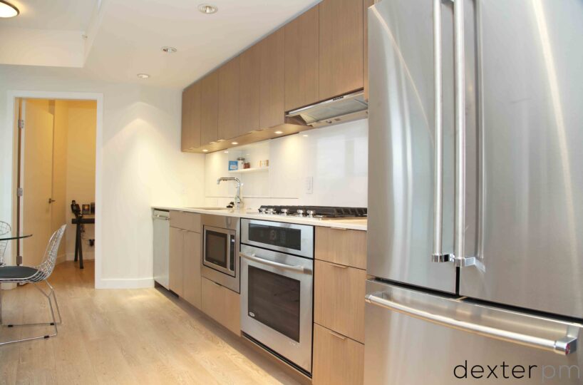 Furnished 1 Bedroom Brand New Condo | Olympic Village Condo Rental | Olympic Village Apartment Rental | Dexter PM | Olympic Village Rental